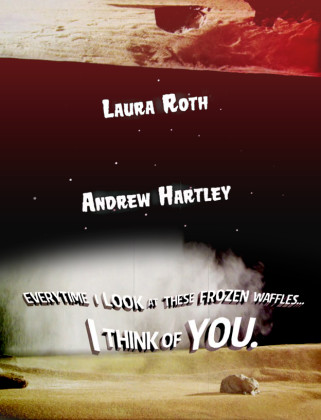 Everytime I look at these frozen waffles, I think of you.